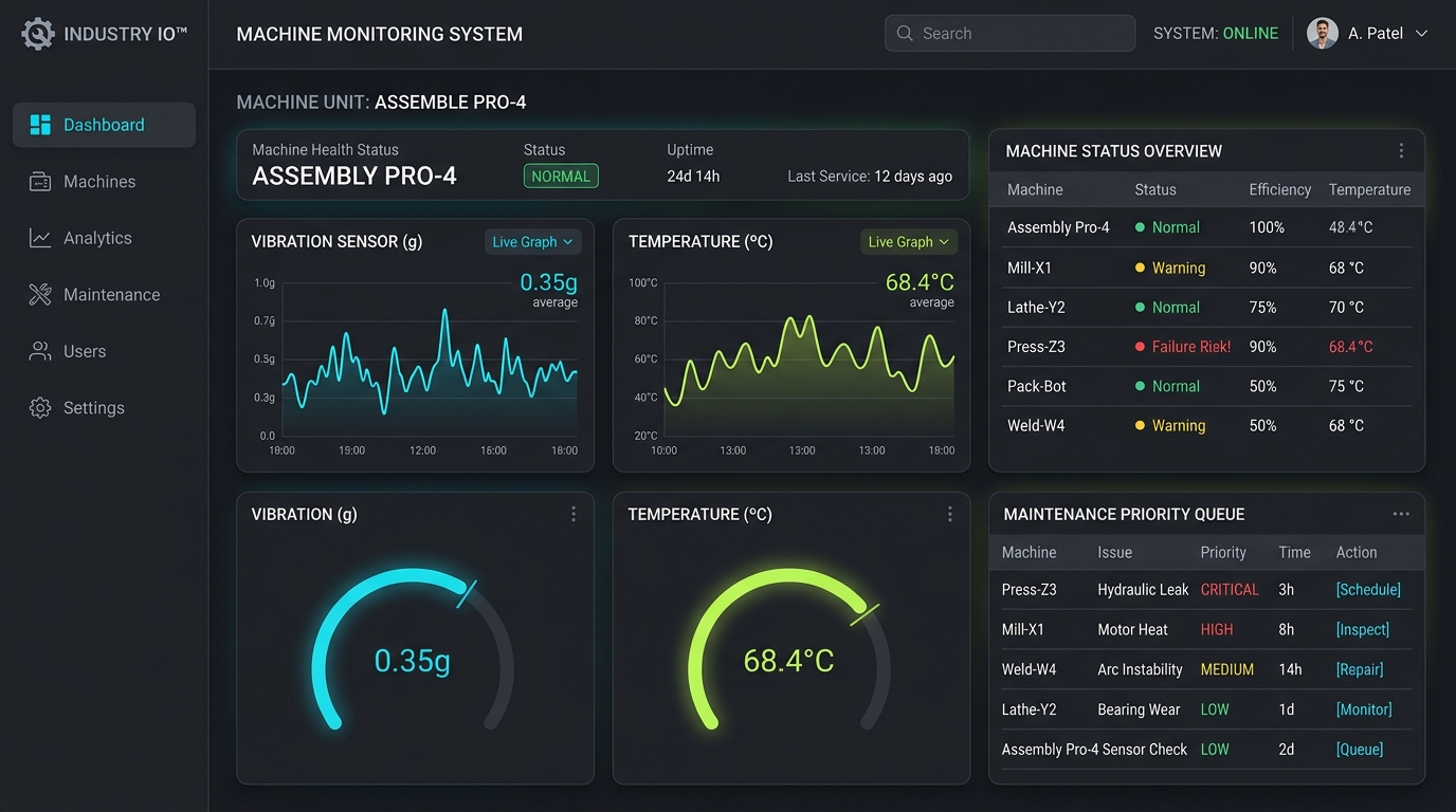Industrial Machine Monitoring